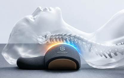 Sporadyk CerviRelax™ — Almohada cervical 3 en 1 con calor y vibración